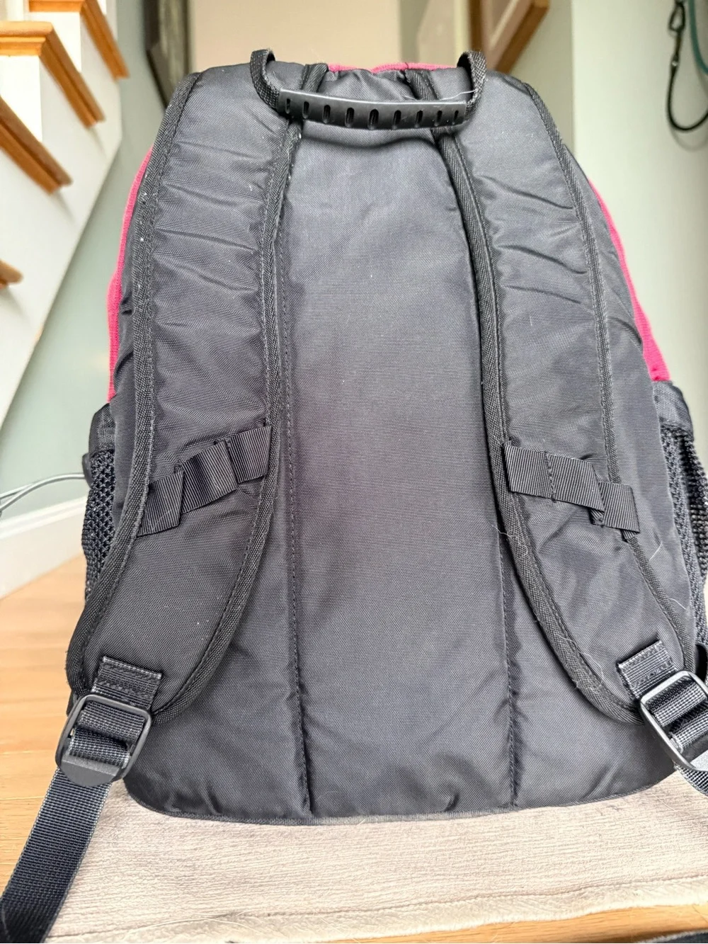 L.L.Bean Red & Black Backpack Daypack